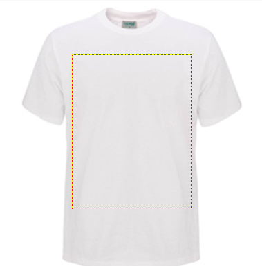 Sportage kids t-shirt white front with design are