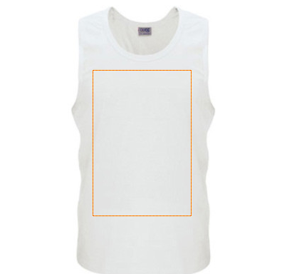 Mock up image sportage mens singlet