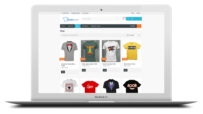 woocommerce webstore