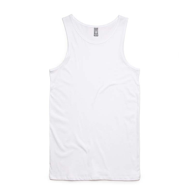 white lowdown singlent showing the front of the garment