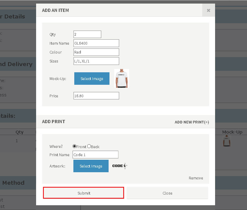finish-your-product finish and click submit