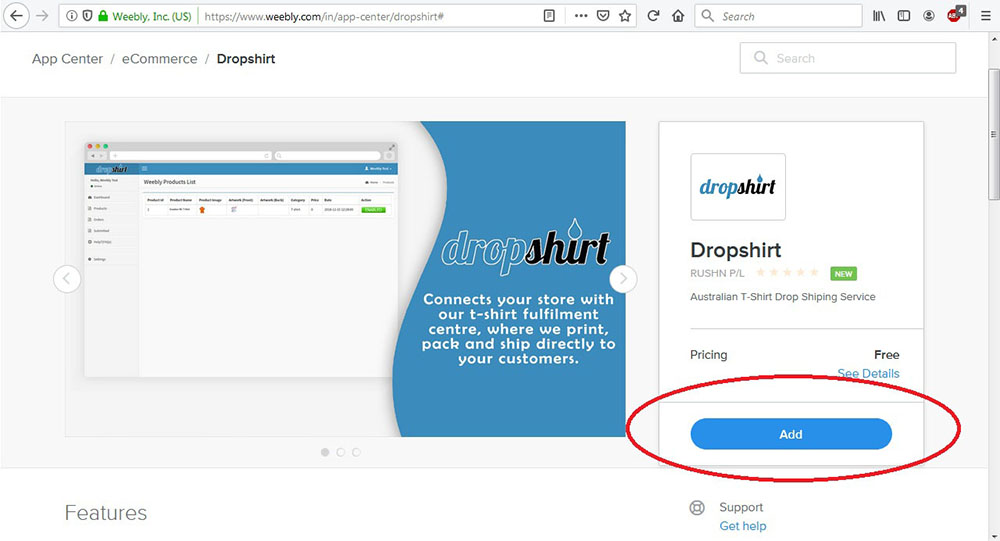 choose-app-weebly-store choose-the dropshirt -app
