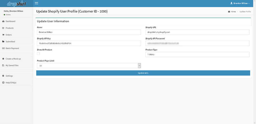 scr2-user-profile-page Shopify User Profile page