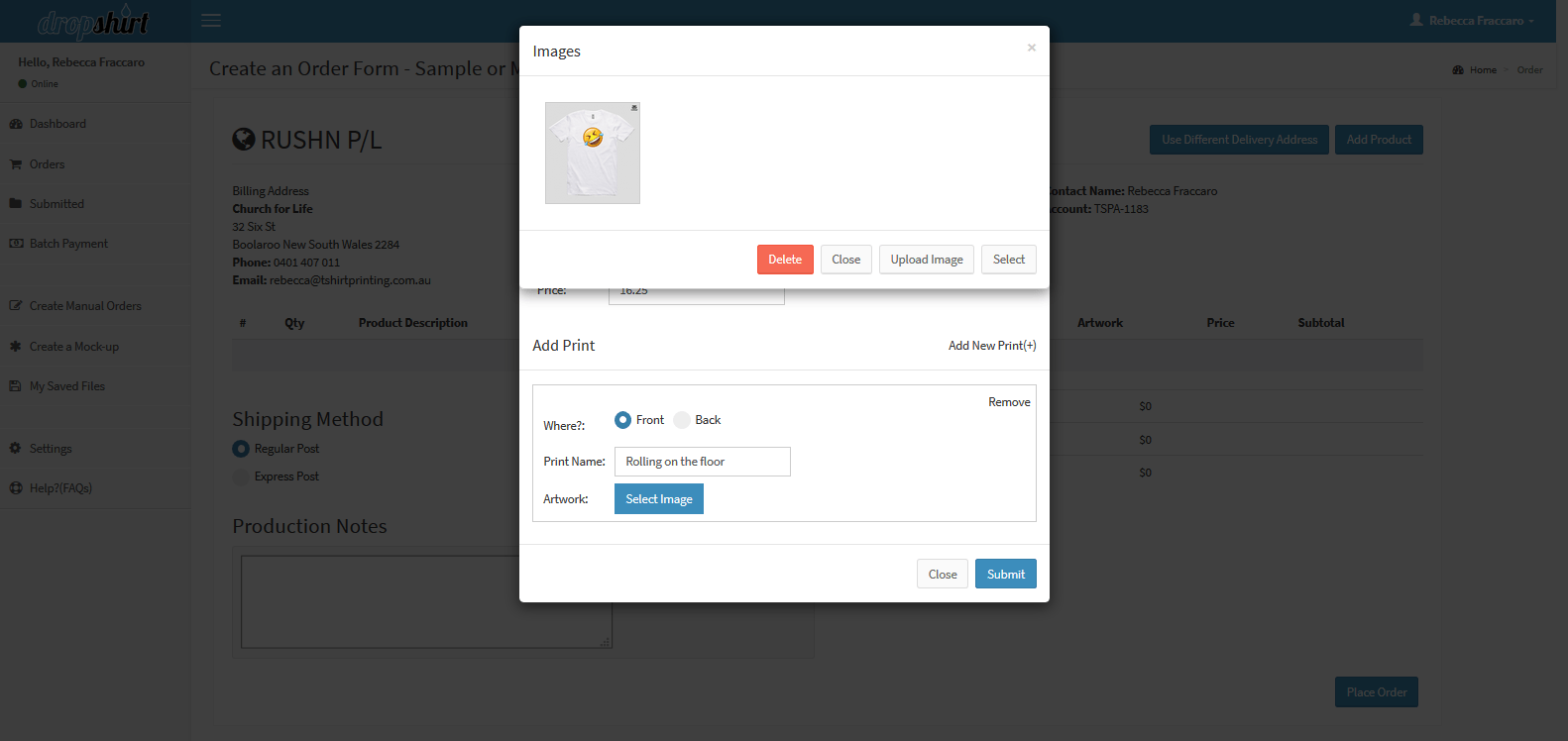 manual-order-form-add-product-mockup add a mockup to an order