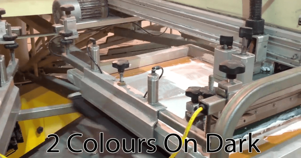 Screen printing t-shirts