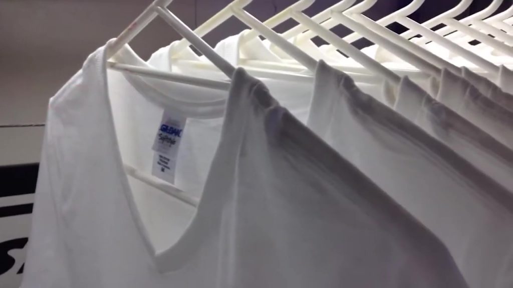 hanging T-Shirts
